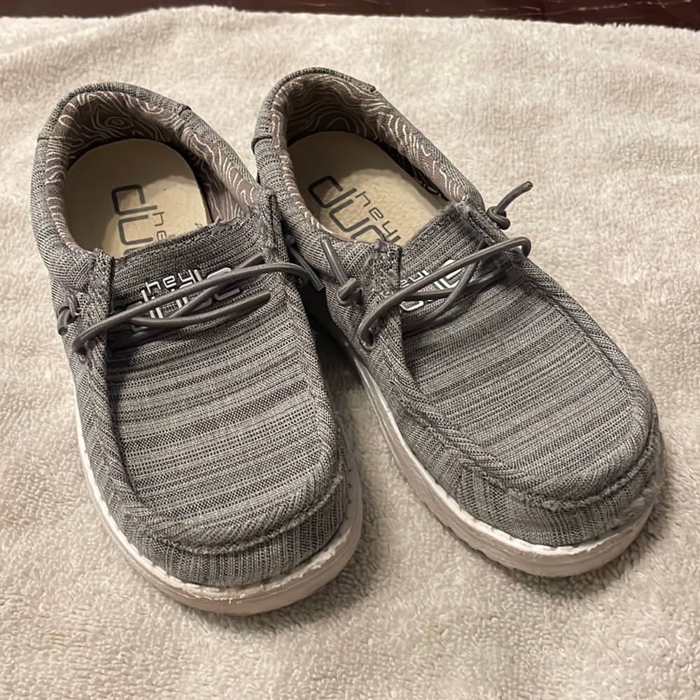 Hey Dude gray shoes